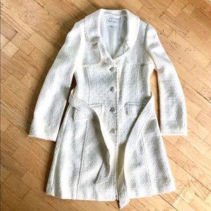 BANANA REPUBLIC white dress Coat